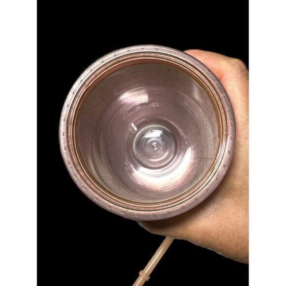 2019 STARBUCKS HOLIDAY CASCADING SNOW ROSE GOLD PINK GLITTER 24 OZ CUP TUMBLER - Picture 4 of 6
